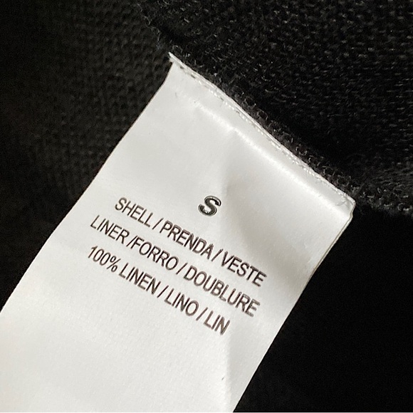 VITAMIN A ECOLINEN PLAYA BOYFRIEND SHIRT RESORT BEACH COVERUP WHIMSIGOTH Black S - Picture 11 of 11